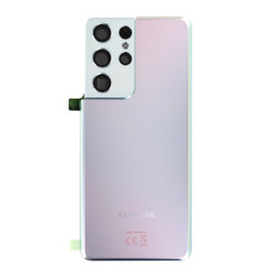 Capac baterie Samsung Galaxy S21 Ultra G998B argintiu, GH82-24499B | GeniusFix.ro